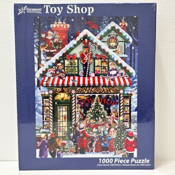 Vermont Christmas Company Toy Shop 1000-Piece Jigsaw Puzzle - Picture 1 of 10